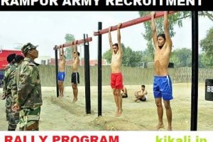 रामपुर आर्मी भर्ती Rampur Army Rally Bharti 2023 Application, Physical, Medical, Written