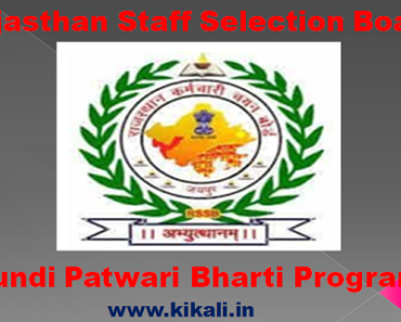 बूंदी पटवारी भर्ती 2023 Bundi Patwari Bharti Program 2024