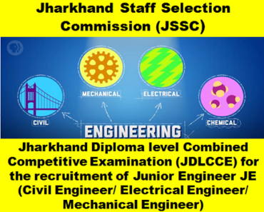Jharkhand JDLCCE Junior Engineer Recruitment 2022