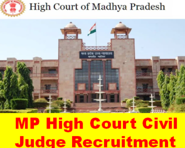 MP High Court Civil Judge Bharti 2023-2024