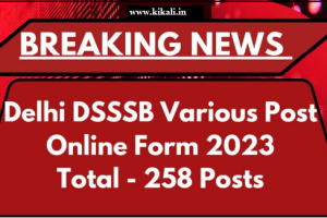 DSSSB Recruitment Program 2024 दिल्ली सरकारी नौकरी भर्ती प्रोग्राम 2024