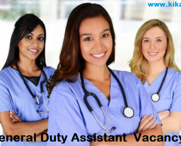 General Duty Assistant Job Vacancy 2023. 12th Pass General Duty Assistant Sarkari Naukari 2023-2024