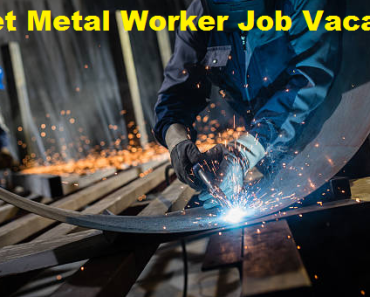 Sheet Metal Worker Job Vacancy 2024 8th Pass Sheet Metal Worker Sarkari Naukari 2024