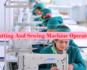 Cutting And Sewing Machine Operator job Vacancy 2024 8th-Pass Cutting/Sewing Mach Oper Sarkari Naukari 2024