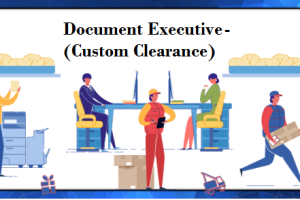 Document Executive Custom Clearance job Vacancy 2023. 12th-Pass Document Executive Sarkari Naukari 2023-2024