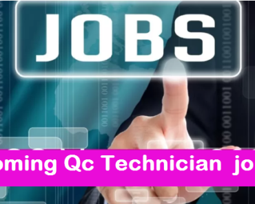 Incoming Qc Technician job Vacancy 2023. 12th pass Incoming Qc Technician Sarkari Naukari 2023-2024