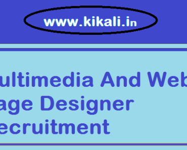 Multimedia And Web Page Designer job Vacancy 2024 10th Pass Multimedia And Web Page Designer Sarkari Naukari 2024