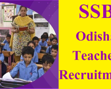 Odisha Teacher Recruitment Program 2024 Notification 2064 Post SSB ଓଡିଶା ଶିକ୍ଷକ ନିଯୁକ୍ତି 2024